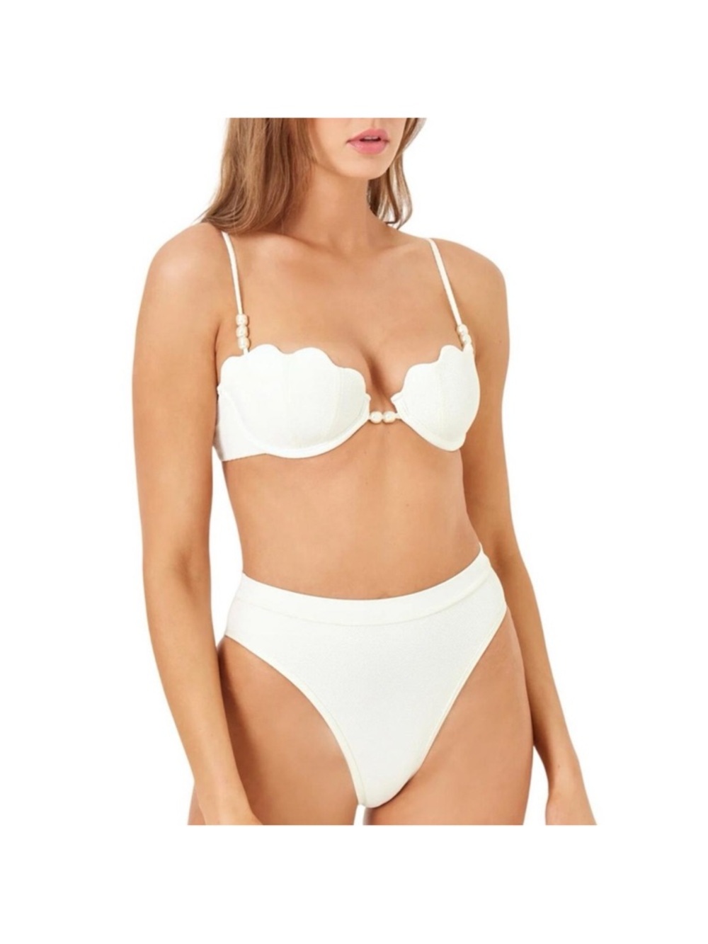 LSpace Sunrise Shell Bikini Top - S - Picture 3 of 7